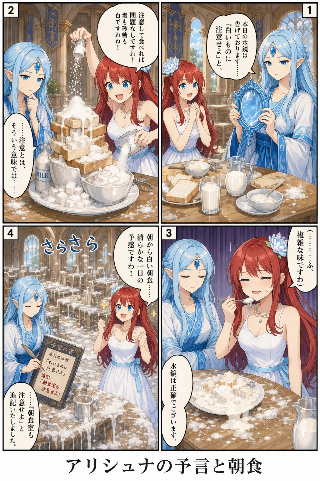 アリシュナの予言と朝食