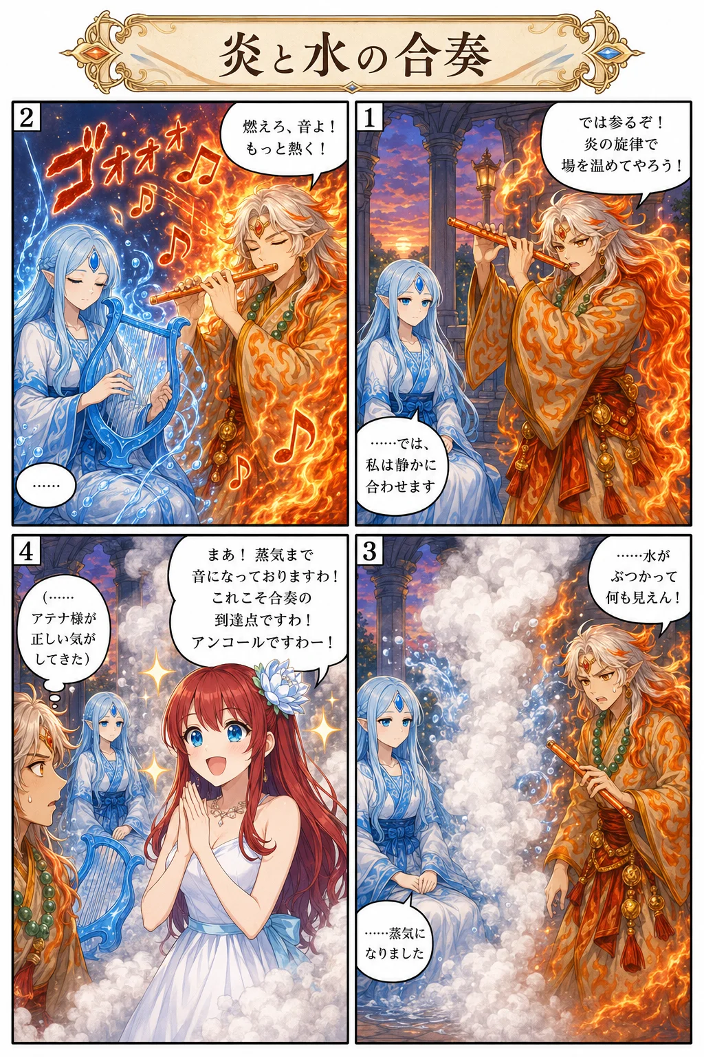 クリシュラとアリシュナの初合奏