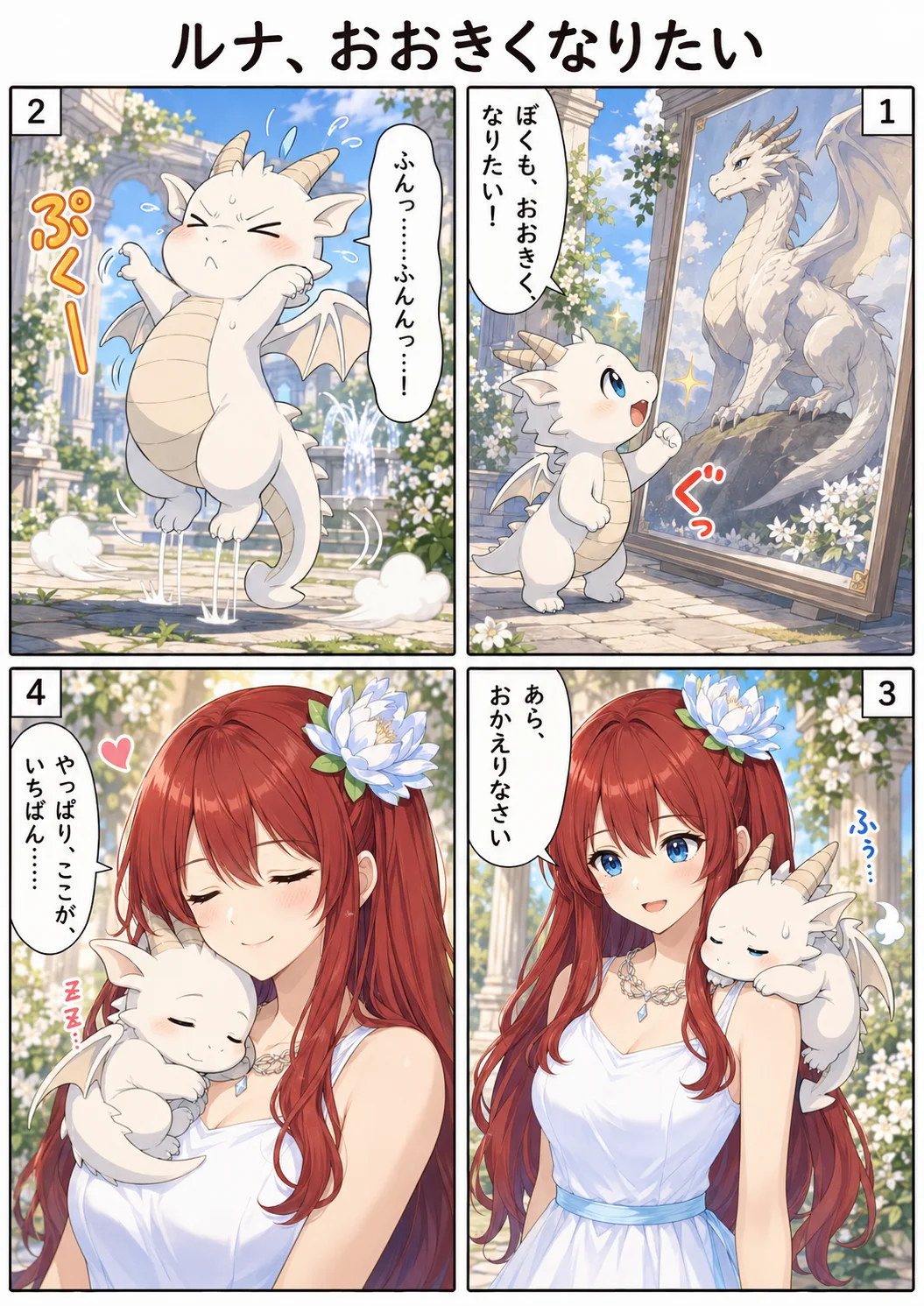 ルナ、おおきくなりたい