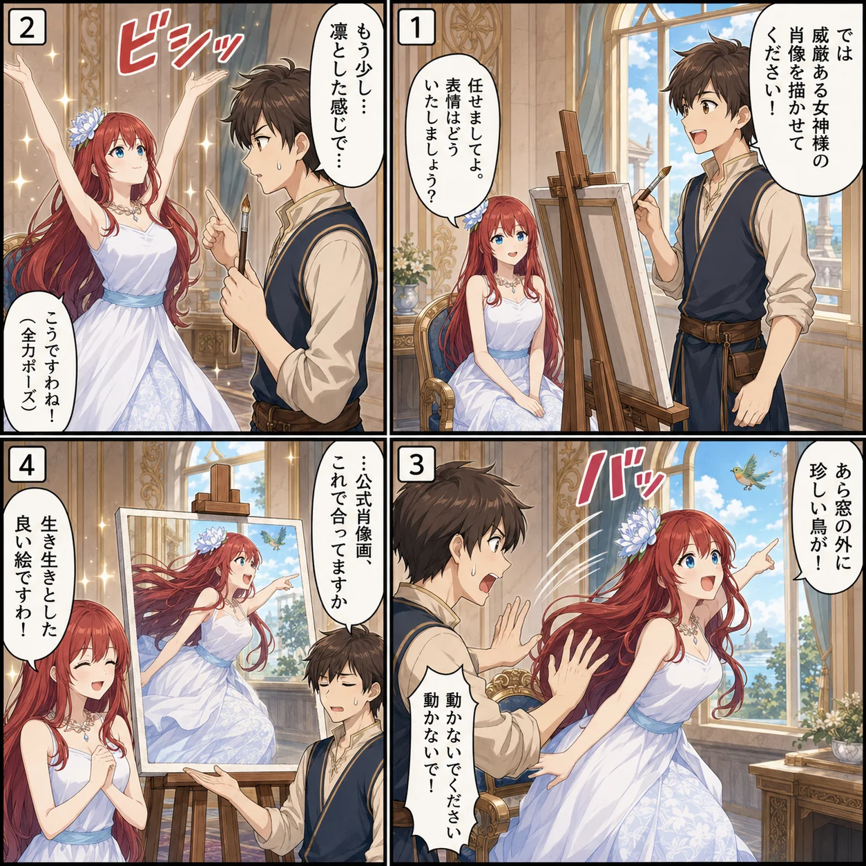威厳ある女神様の肖像
