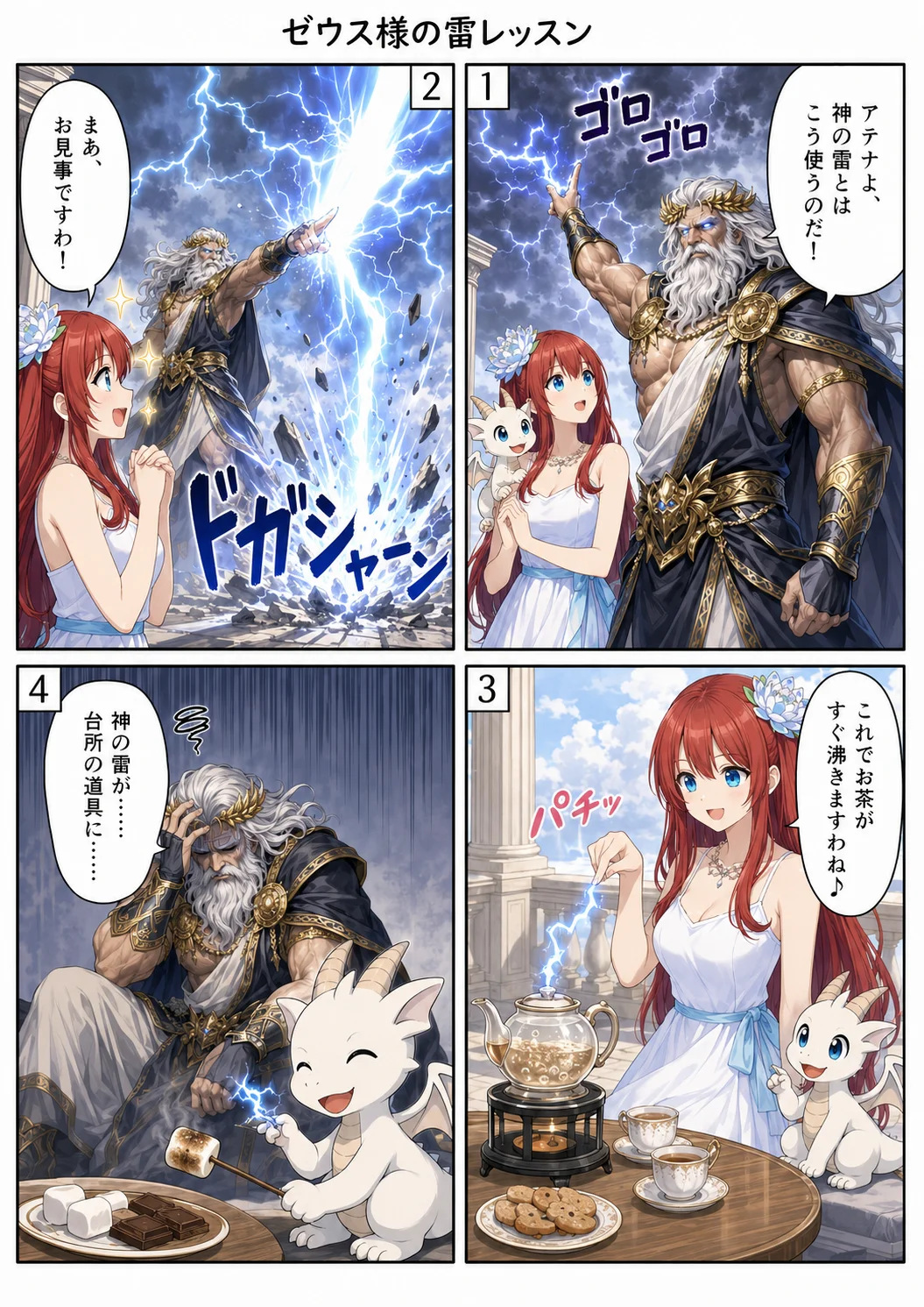 ゼウス様の雷レッスン