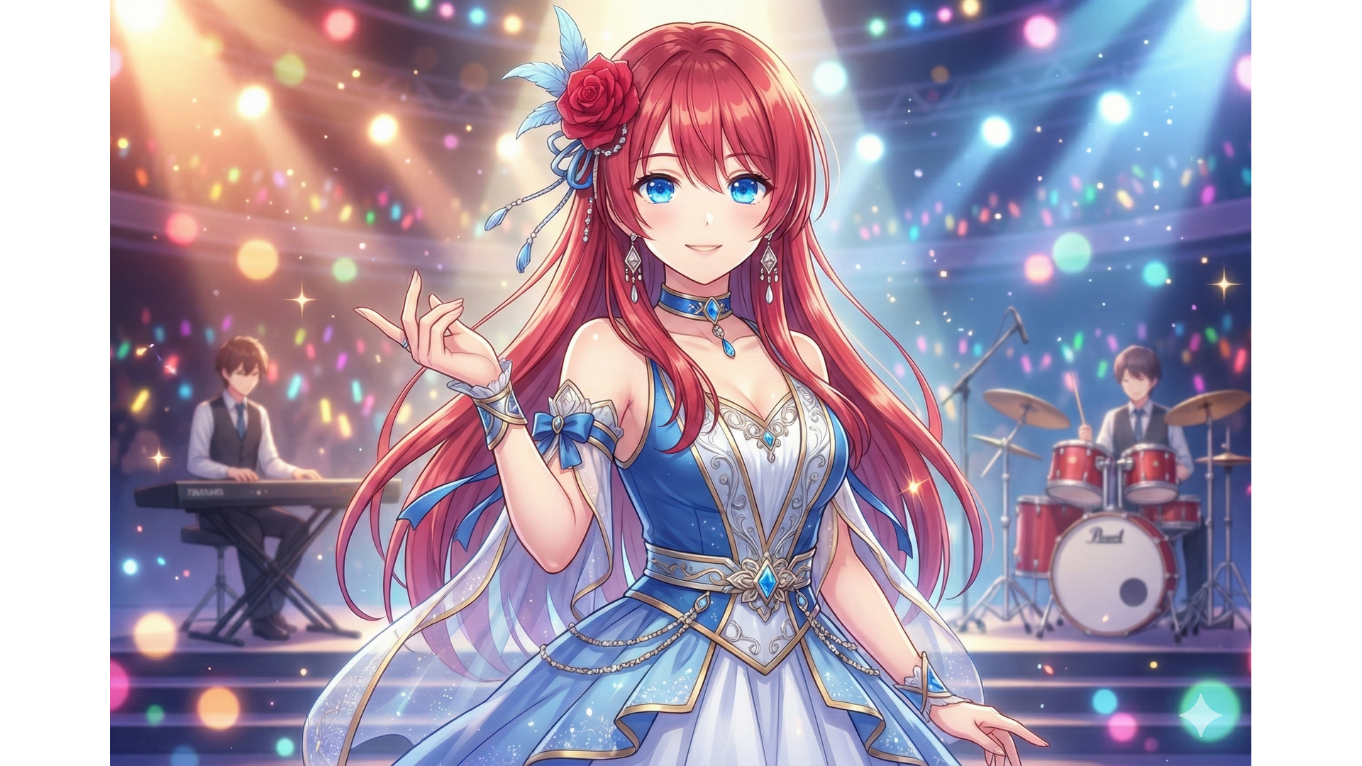 ブルーステージドレス