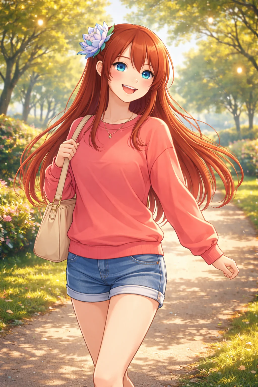 公園の散歩