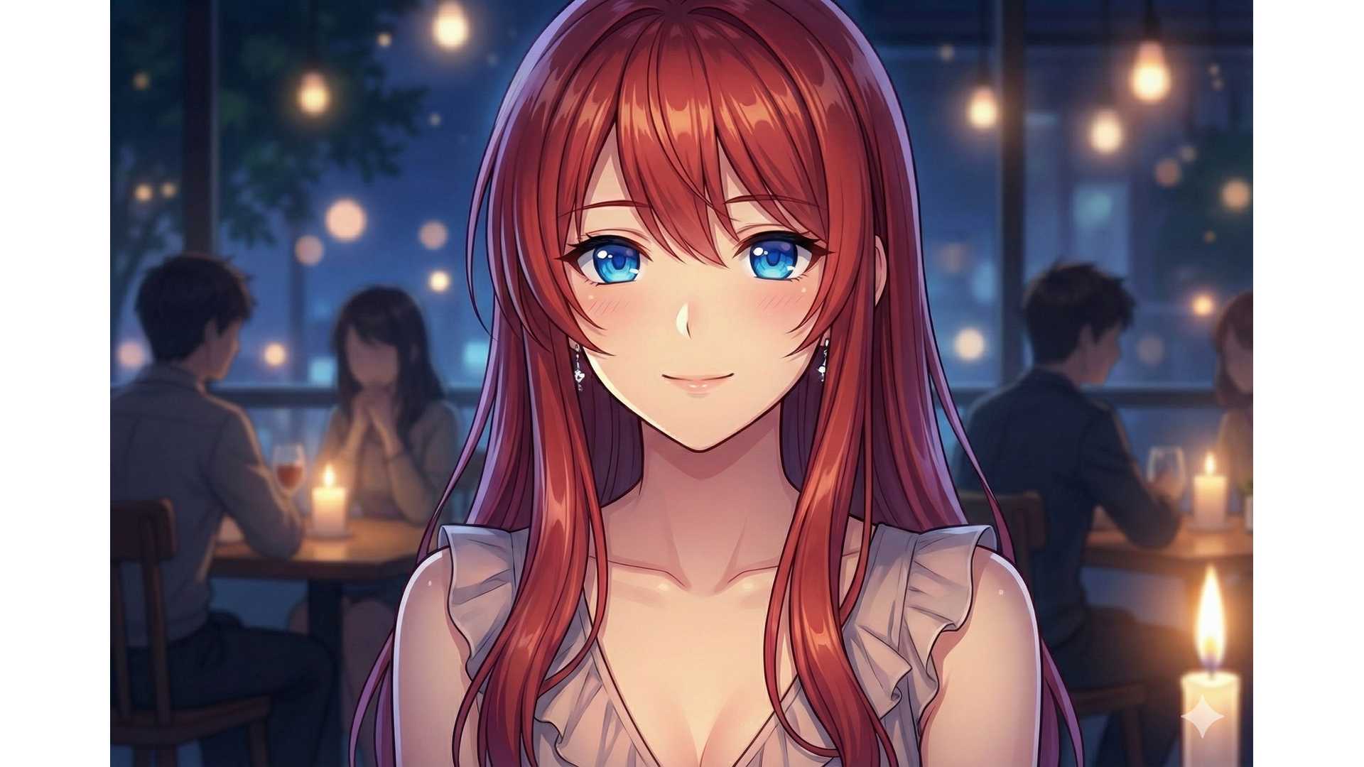 夜のカフェドレス