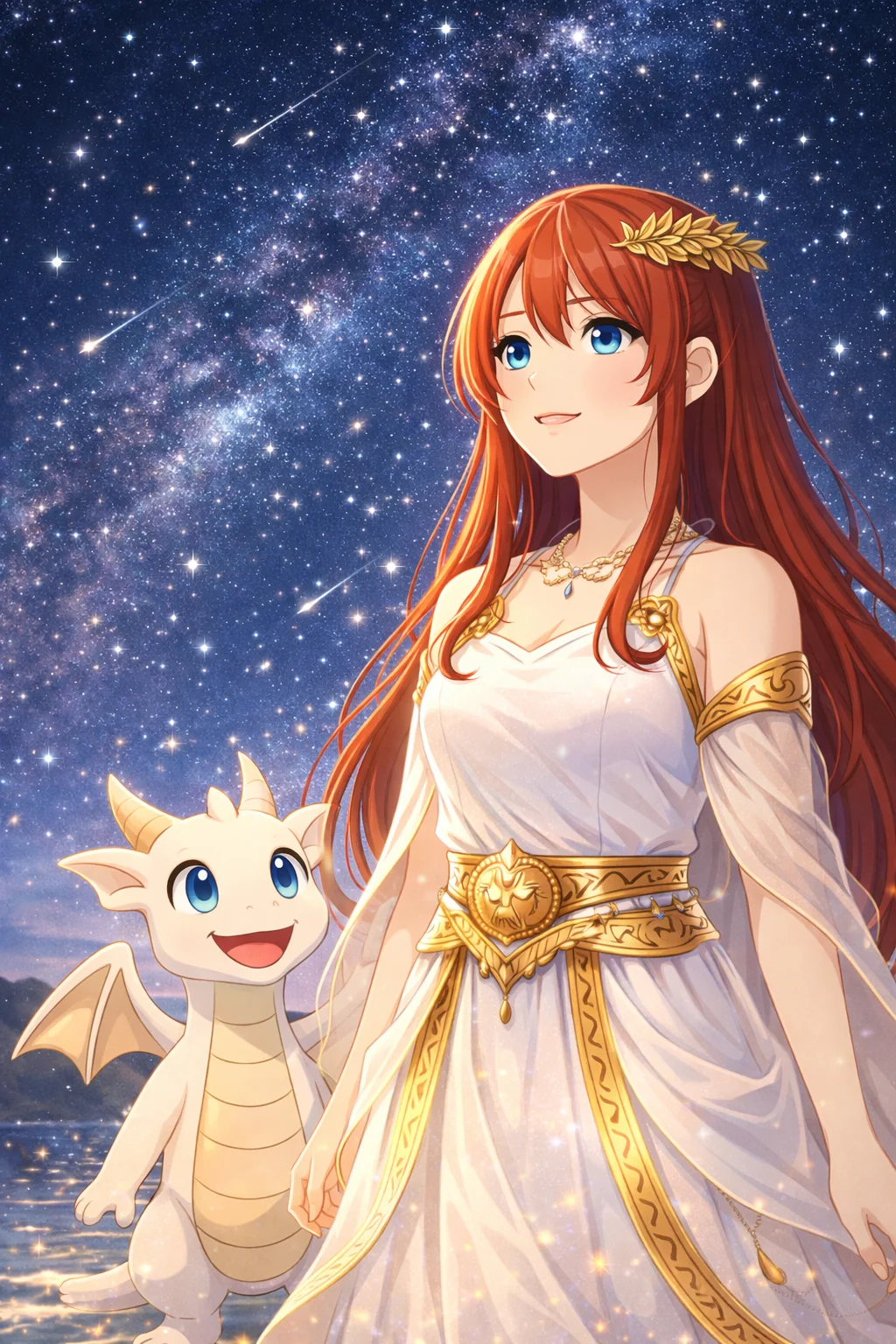星空と小竜